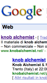 ottimizzazione sito di knob alchemist